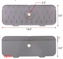 Cargar imagen en el visor de la galería, Tapete para grifo fregadero anti salpicaduras escurridor silicón
