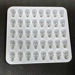 Moldes de calaveras murciélagos calabazas de silicón Halloween Hielos Galletas Dulces Gomas