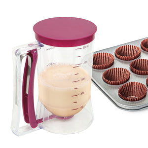 Dispensador vertedor de mezcla de panqueques hot cakes pasteles muffins cupcakes