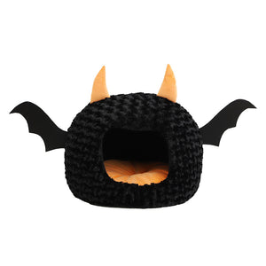 Cama cálida para mascotas Halloween Vampiro Diablo